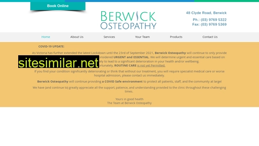 Berwickosteopathy similar sites