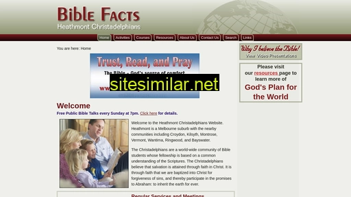 biblefacts.com.au alternative sites