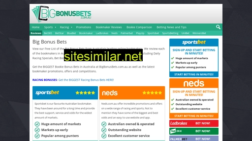 bigbonusbets.com.au alternative sites