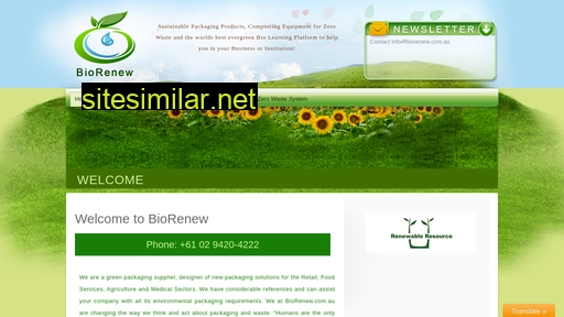 biorenew.com.au alternative sites
