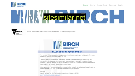 birch.org.au alternative sites
