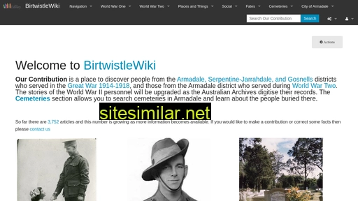 birtwistlewiki.com.au alternative sites