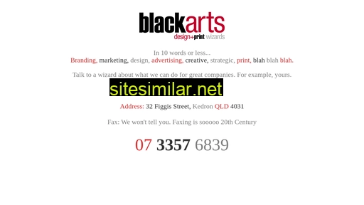 blackarts.com.au alternative sites