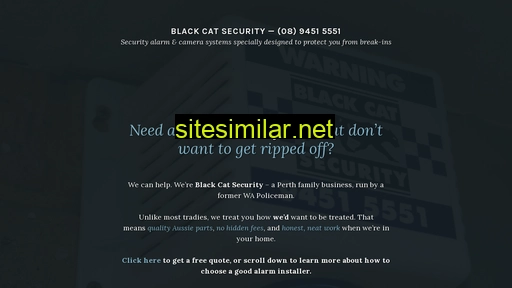 blackcatsecurity.com.au alternative sites