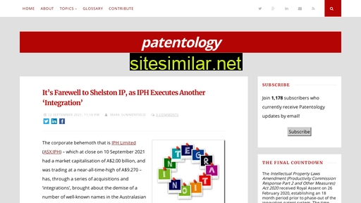 blog.patentology.com.au alternative sites