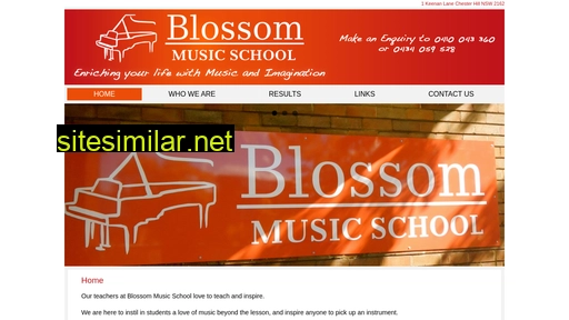 Blossommusicschool similar sites