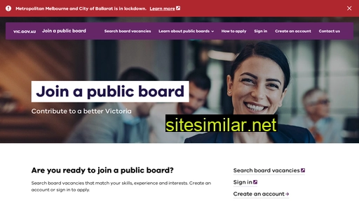 boards.vic.gov.au alternative sites