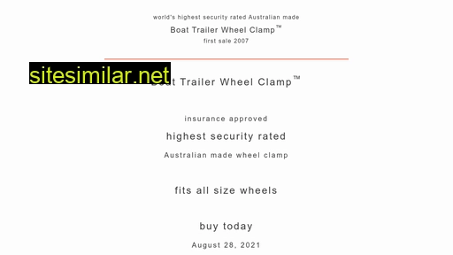 Boat-trailer-wheel-clamp similar sites