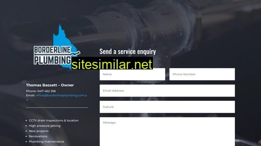 borderlineplumbing.com.au alternative sites