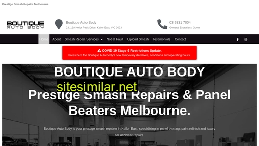 boutiqueautobody.com.au alternative sites