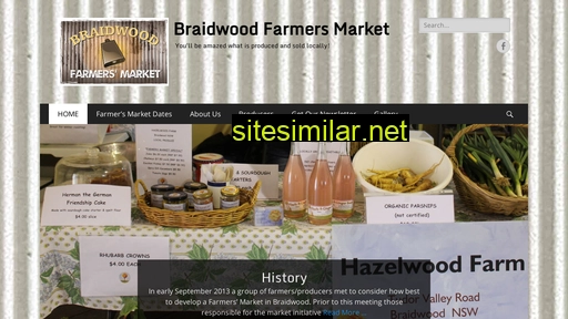 braidwoodfarmersmarket.org.au alternative sites