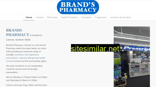 brandspharmacylismore.com.au alternative sites