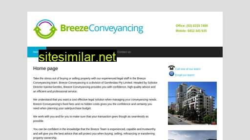 breezeconveyancing.com.au alternative sites