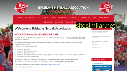 Brisbanenetball similar sites
