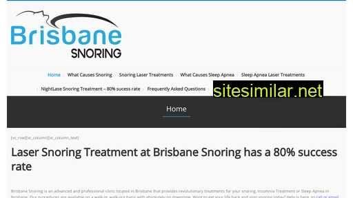 Brisbanesnoring similar sites