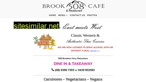 brook508cafe.com.au alternative sites