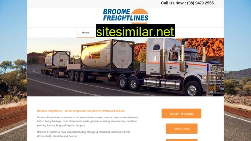 broomefreightlines.com.au alternative sites