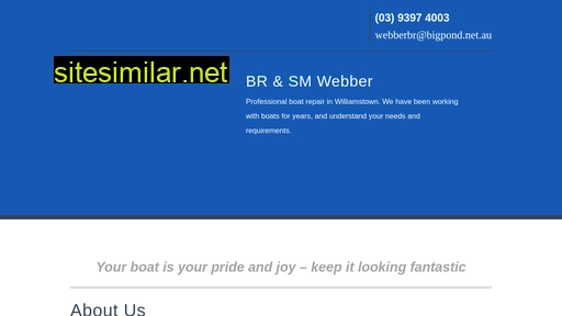 brsmwebberboatbuilders.com.au alternative sites