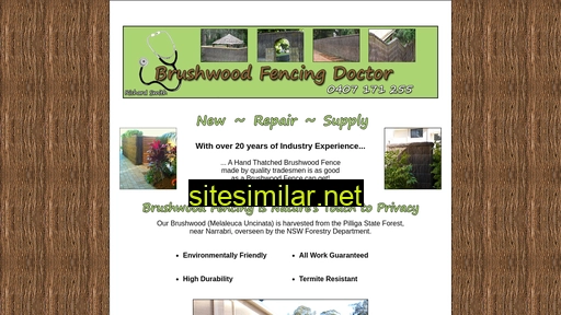Brushwoodfencingdoctor similar sites