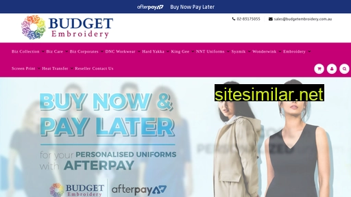 budgetembroidery.com.au alternative sites