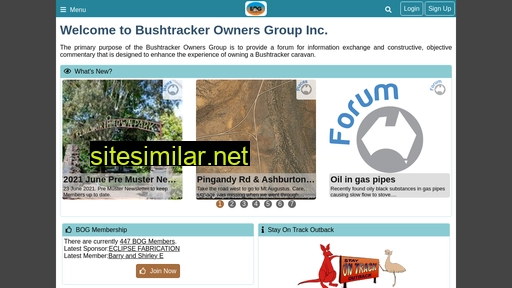 Bushtrackerownersgroup similar sites
