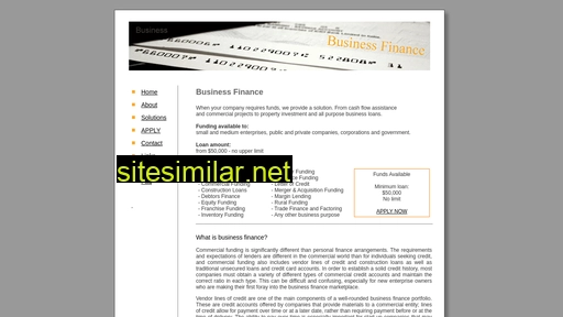businessfinance.net.au alternative sites