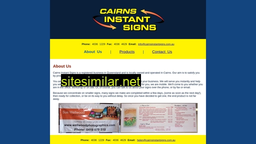 Cairnsinstantsigns similar sites