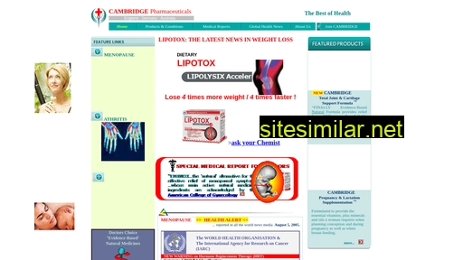cambridgepharmaceuticals.com.au alternative sites