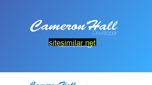 cameronhall.id.au alternative sites