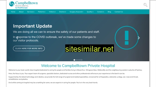 Campbelltownprivatehospital similar sites