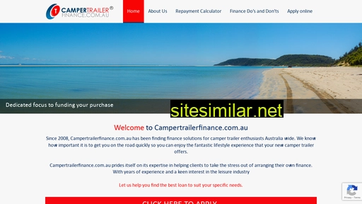 campertrailerfinance.com.au alternative sites