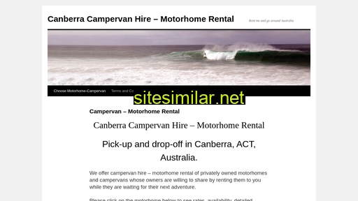 Canberracampervanhire similar sites