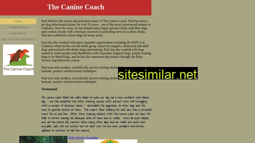 caninecoach.com.au alternative sites