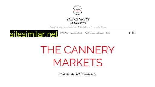 cannerymarkets.com.au alternative sites