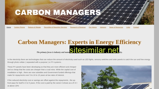 Carbonmanagers similar sites