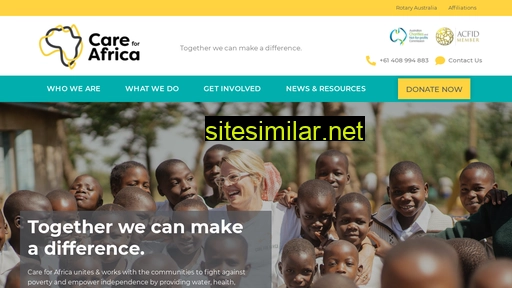 careforafrica.org.au alternative sites
