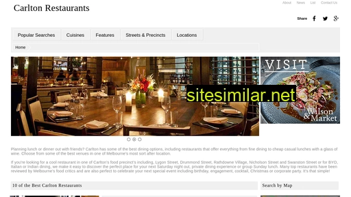 carltonrestaurants.com.au alternative sites