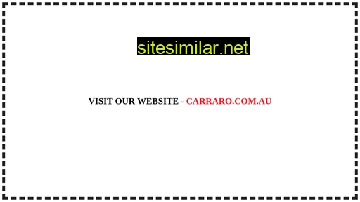 carraroweb.com.au alternative sites
