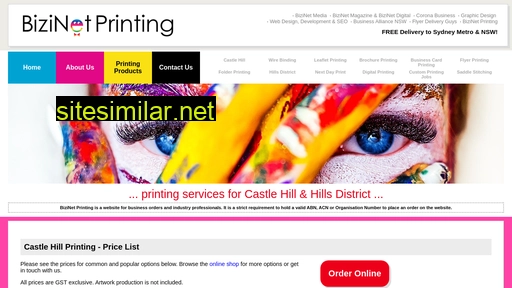 castlehillprinting.com.au alternative sites