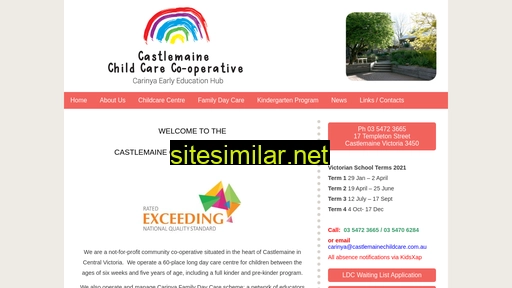 castlemainechildcare.com.au alternative sites