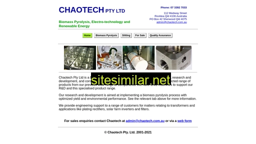chaotech.com.au alternative sites