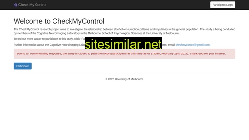 checkmycontrol.org.au alternative sites