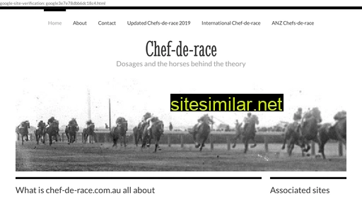 chef-de-race.com.au alternative sites