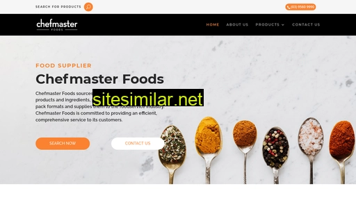 Chefmasterfoods similar sites