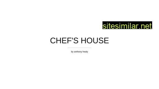 chefshouse.com.au alternative sites