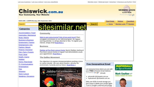 chiswick.com.au alternative sites
