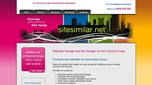 cityscapewebdesign.com.au alternative sites