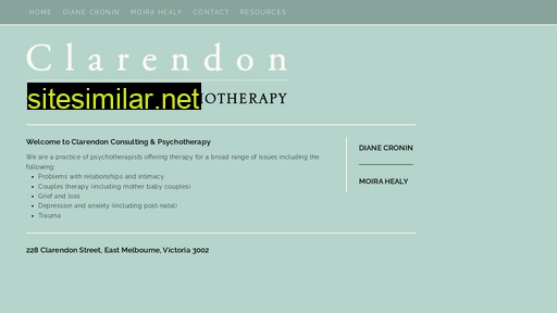 Clarendonpsychotherapy similar sites