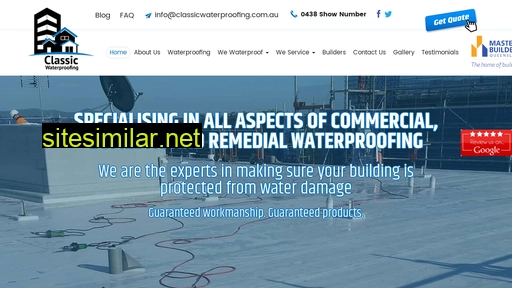 classicwaterproofing.com.au alternative sites