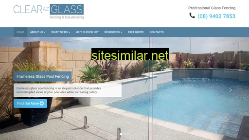clearazglassfencing.com.au alternative sites